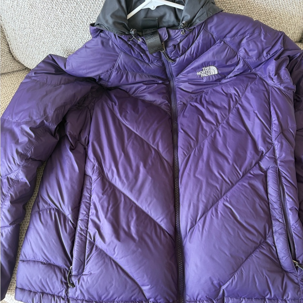 The North Face Women's Dark Purple Puffer Jacket